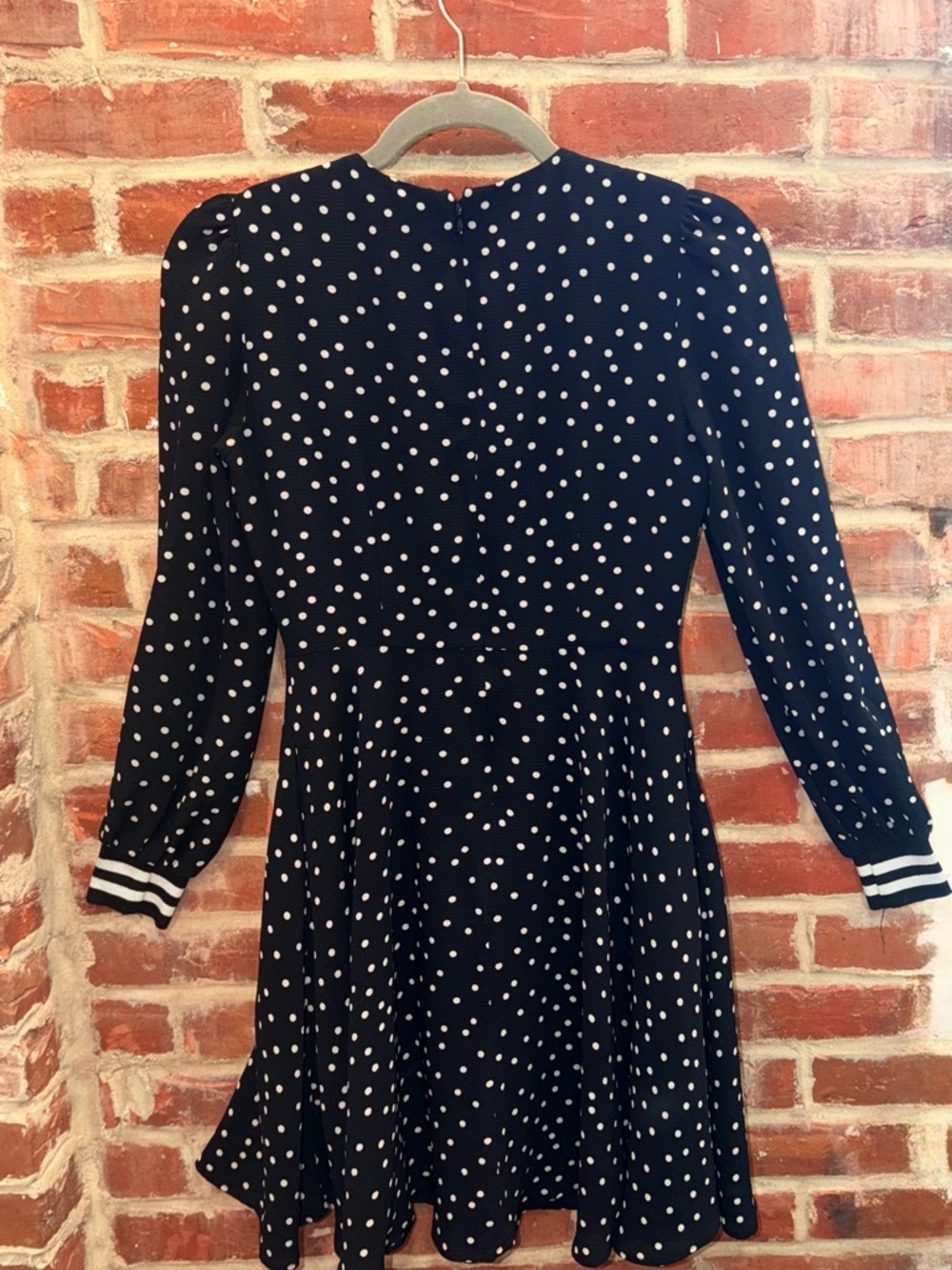Vince Camuto Black and White Polka Dot Dress